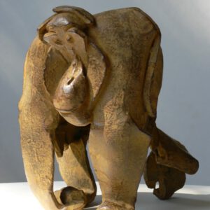 Bosaap, 2009 Hoogte 20 cm Brons