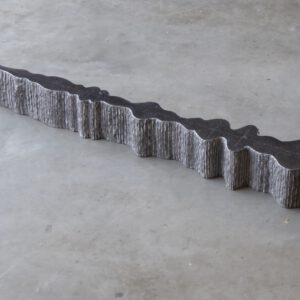 Serie Frequency Fragments 2022; Saturn/Jupiter/Neptune II, Belgisch hardsteen, 81x10x12/3 cm