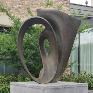 Terminus (gepatineerd brons, Baarle Nassau, 2009)
