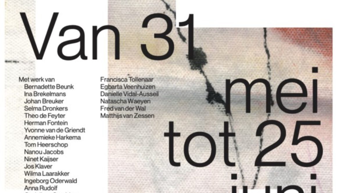 afbeelding van poster tentoonstelling Draw a line