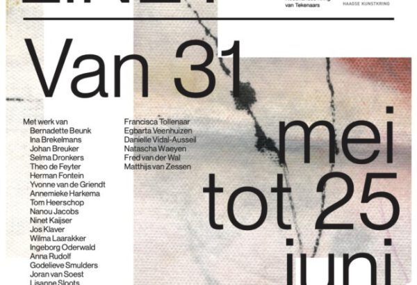 afbeelding van poster tentoonstelling Draw a line