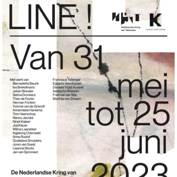 Draw-a-Line-Poster-def afbeelding van poster tentoonstelling Draw a line